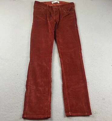 Pantalones Levis Niñas 20 Regular Henna Marrón Pana 511 Pierna Ajustada 30X30 Adolescente Foto 1 de 4