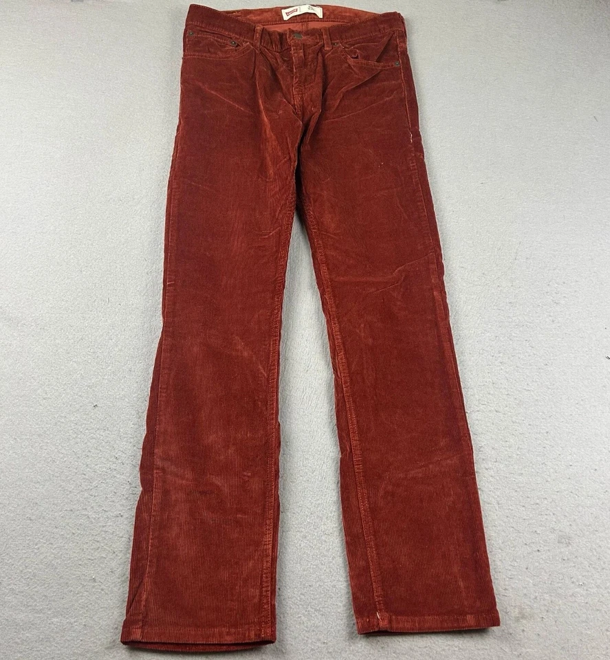 Pantalones Levis Niñas 20 Regular Henna Marrón Pana 511 Pierna Ajustada 30X30 Adolescente Foto 1 de 4