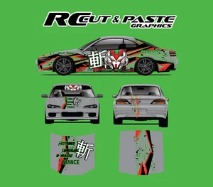 1/10 and 1/24 Scale RC Drift Livery -  Astray - Picture 1 of 4