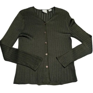 EP Pro Silk Sweater Green Size Medium - Picture 1 of 5