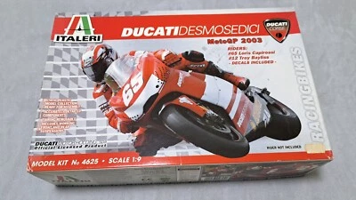 ITALERI DUCATI DESMOSEDICI MOTOGP 2003 1/9 ITEM 4625 NO TAMIYA NO PROTAR - Immagine 1 di 3