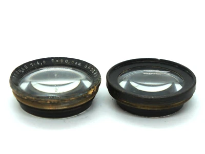 Goerz Berlin Dogmar 16.5 cm F4.8 LENS CELLS for 9x12 or 10x15 folding camera - Image 1 of 3