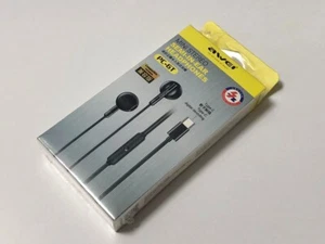 Awei PC-6T Earphone Headphone Stereo Semi-In-Ear Black Type-C - Picture 1 of 2
