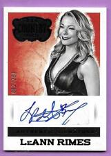 LeANN RIMES  2014 Panini Country Music AUTO Autograph #'d 82/299 SINGER Actress