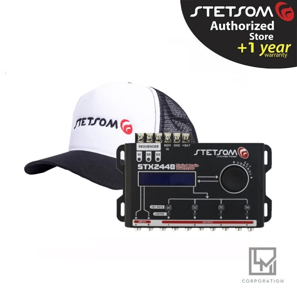 Stetsom Stx2448 Digital Audio Equalizer Processor Car Audio - Fast Delivery - Image 1 of 4