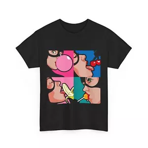 CATWOMAN COMIC POPART TEE TSHIRT GIFT MEN WOMEN FETISH JOKER HARLEY QUINN BATMAN - Picture 1 of 13