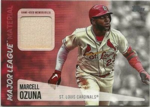 2019 TOPPS UPDATE BAT RELIC MARCELL OZUNA CARDINALS BRAVES - Picture 1 of 1