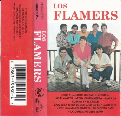 Los Flamers 1988 "Los Flamers" RCA International New Cassette de tienda cerrada  - Image 1 of 2