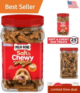 25 Ounce Soft Chicken Treats for Dogs - Wholesome Nutrition for All Life Stages - Picture 1 of 11
