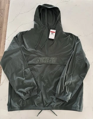 Nike SB Anorak Skate Jacket Green FV7343-338 Unisex Size Large - Image 1 of 4