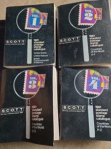 Scott 1981 Standard Postage Stamp Catalogue Volumes 1-4 SC - Picture 1 of 14