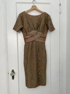 Vintage Lace Gigi Young Sheath Dress. 36" x 25" x 34" - Picture 1 of 6