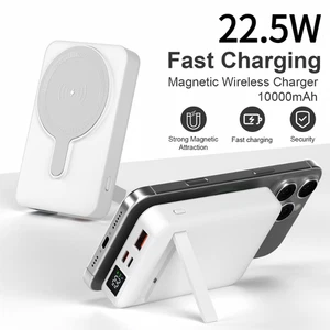 Banco de alimentación de 10000 mAh 22,5 W paquete de batería magnético cargador inalámbrico para iPhone - Imagen 1 de 9