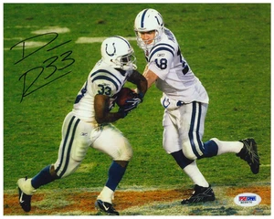 Dominic Rhodes Signed Indianapolis Colts 8x10 Photo (PSA COA) - Picture 1 of 2