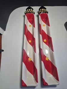 Leuchtturm Vorspeisenschale Schüssel/Schmucktablett/Wandbehang Boston Warehouse 18" - Bild 1 von 12