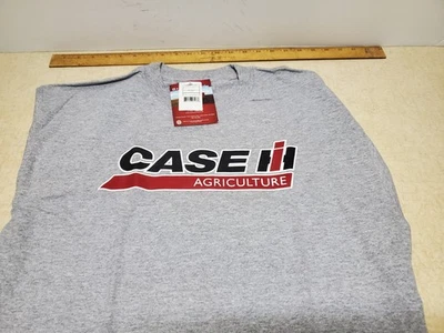 Case IH Agriculture T-shirt Gray Badge Large Gray New - Image 1 of 4