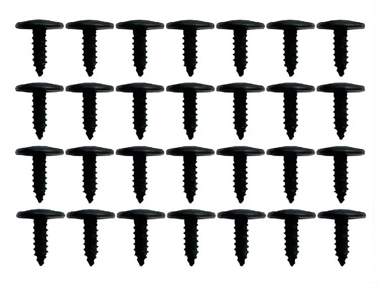 1964-72 Pontiac GTO, LeMans, & Tempest Roof Rail Weatherstrip Channel Screw Set - Image 1 of 1