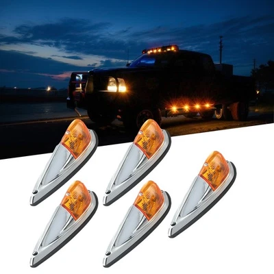 Top Clearance Light Cab Roof Lights Garden Indoor 5 Pcs Accessories Amber - Image 1 of 4