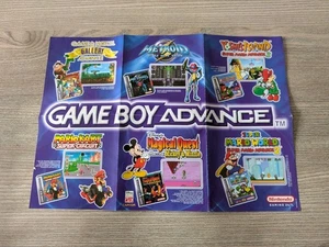 Nintendo Game Boy Advance Flyer Werbung Poster Retro Beilage Gameboy 2002 Gaming - Bild 1 von 2