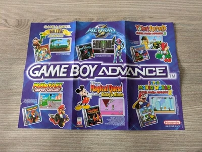 Nintendo Game Boy Advance Flyer Werbung Poster Retro Beilage Gameboy 2002 Gaming - Bild 1 von 2