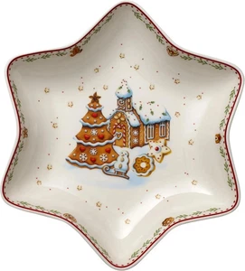 Villeroy & Boch Serving Bowl Medium - Winter Bakery Gingerbread Village - Picture 1 of 8