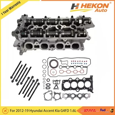 Cylinder Head Assembly Head Gasket Set For 2012-19 Hyundai Accent Kia G4FD 1.6L - Image 1 of 4