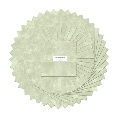 PLATINUM SO N SEWS Layer Cake-Dry Brush-Pistachio-Wilmington Prints-42-10" Squares