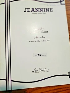SHEET MUSIC JEANNINE (I DREAM OF LILAC TIME) 1956 - Picture 1 of 3