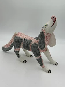 Original Oaxacan Wood Sculpture Mexican Folk Art By Florencio Fuentes - Picture 1 of 15