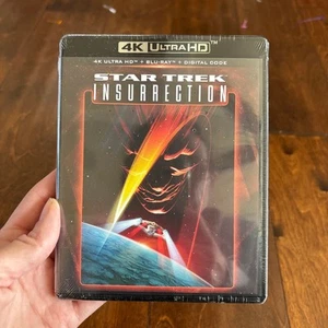 Star Trek: Insurrection Movie in 4K Ultra HD Blue-ray Digital Code New Sealed - Imagen 1 de 3