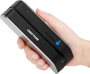 Lector de tarjetas de banda magnética Deftun Bluetooth MSR-X6 (BT) MSRX6BT escritor negro - Imagen 1 de 7