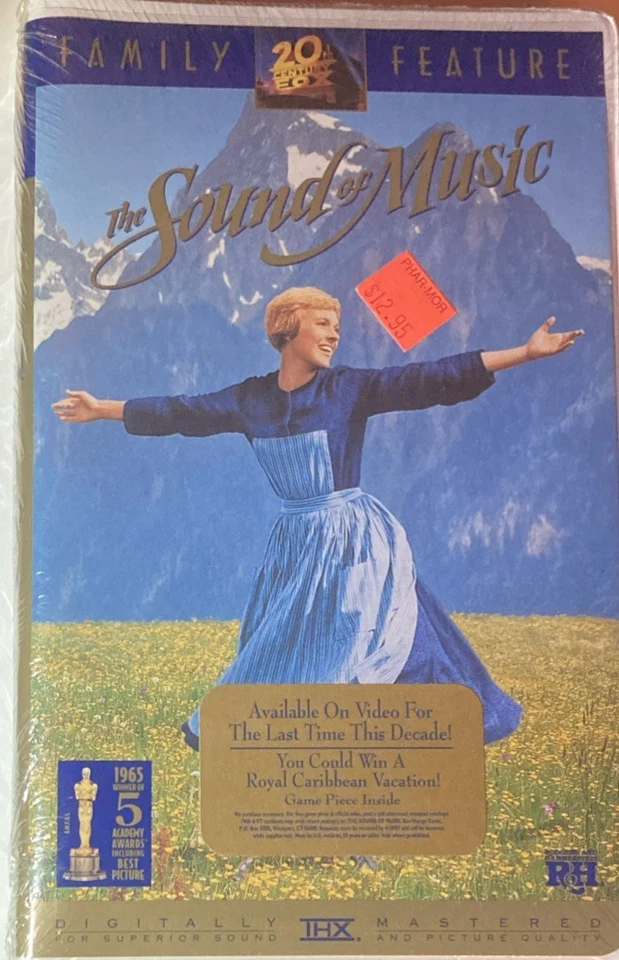 The Sound of Music (VHS, 1996, THX Digital Surround Sound Audio) - Image 1 of 4