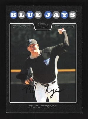 B.J. Ryan Toronto Blue Jays Topps 2008 Black #108 SN /57 - Image 1 of 2