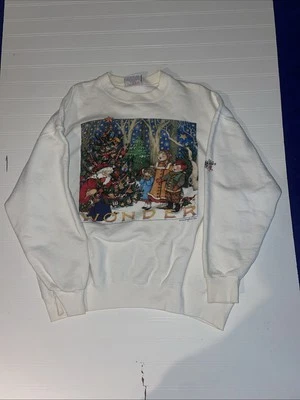 Sudadera Vintage Navidad Papá Noel XL Pullover Maravilla Foto 1 de 4