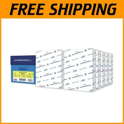 Smooth Finish Canary Yellow Copy Paper - 5000 Sheets - Image 1 of 4