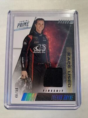 2019 Panini Prime Trevor Bayne #/50 Race Used Firesuits #36 RU-TB - Image 1 of 2