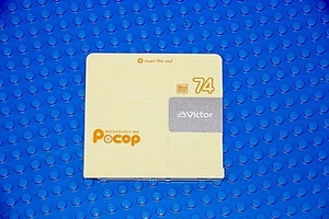 MD VICTOR/JVC POCOP 74 AMARILLO MINI DISCO EN BLANCO (1) (USADO) - Imagen 1 de 3