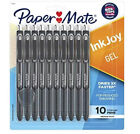 Paper Mate Inkjoy Gel Pens, Medium Point, Black, 10 Count - 1951640