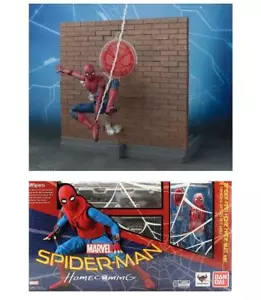 Spider-Man Homecoming Homemade Suit Marvel 6" Action Figure SH Figuarts C30 - Foto 1 di 5