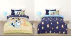 Licensed BLUEY - Kids DOUBLE Bed Quilt Doona Cover Set COTTON Reversible Design