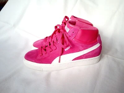 Puma Fuchsia Pink Hi Tops - Image 1 of 4