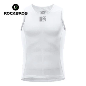 ROCKBROS Men Cycling Vest Sweat Wicking Breathable Comfort Bicycle Sports Jersey - Picture 1 of 12