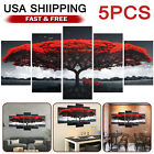 5Pcs Canvas Print Paintings Landscape Pictures Wall Art Modern Living Room Decor