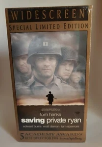 SAVING PRIVATE RYAN (VHS, 2-Tape Set, Special Widescreen Limited Edition) Sealed - Picture 1 of 3