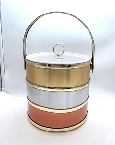 Cubo de hielo aislado de 3 tonos MCM Shelton Ware vintage - Imagen 1 de 8