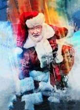 Tim Allen Santa Claus #1 Sketch Card Limited 1/10 John Rudolph Signed