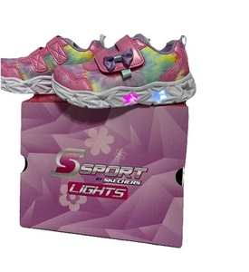 S Sport By Skechers Mädchen Light Up Sneaker Größe 10 - Bild 1 von 4