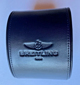 BREITLING Empty watch Leather Box Good Condition #U17 - Picture 1 of 9