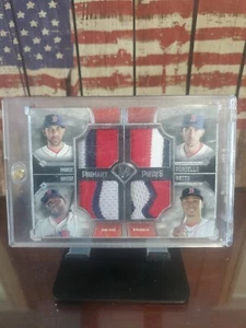 2017 Topps Museum Collection Primary Pieces Quad Relic Red Sox 02/99 - Picture 1 of 2