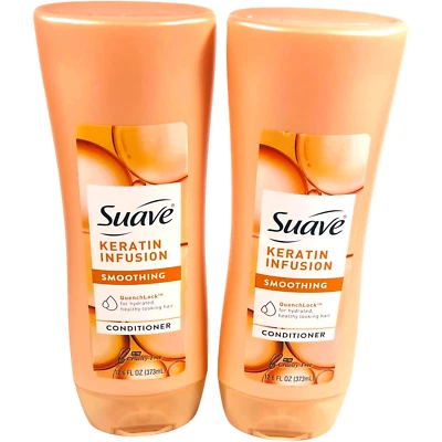 Acondicionador suavizante para infusión de queratina Suave 12,6 fl oz - LOTE de 2 Foto 1 de 4